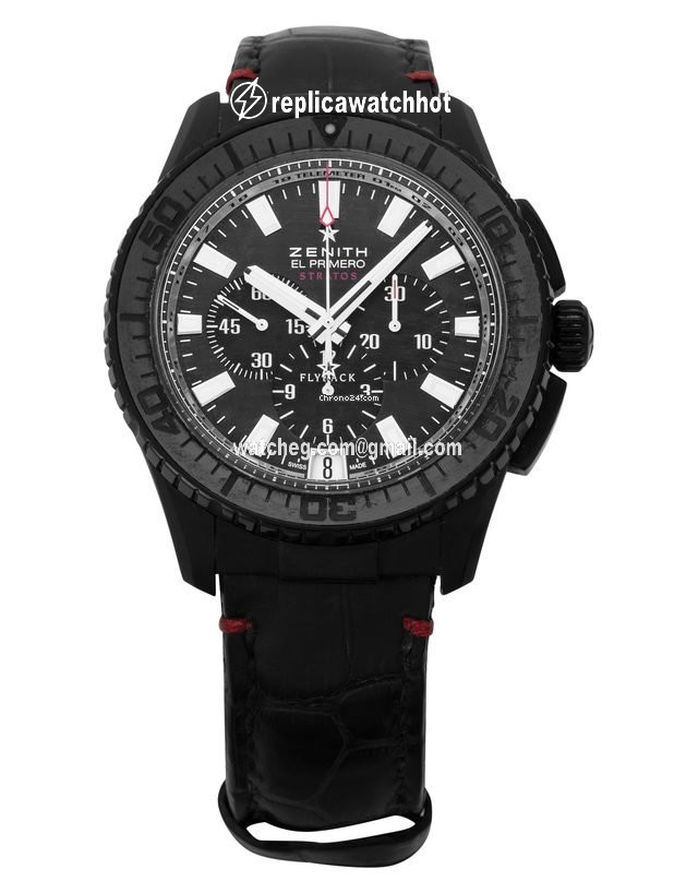 Zenith El Primero Stratos Flyback Mens watch Unisex Automatic Titanium 24.2060.405 2