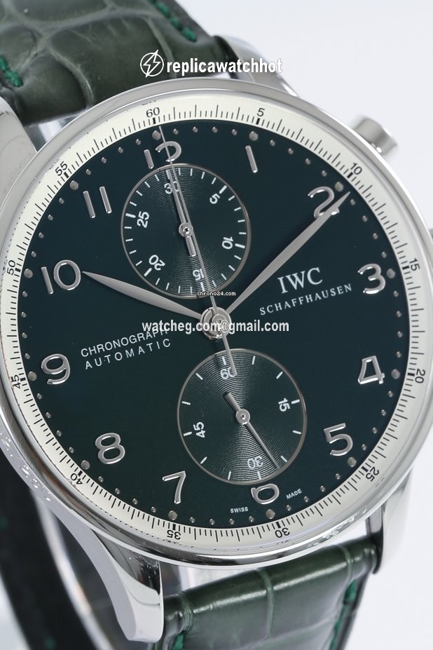 IWC Portuguese Chronograph Mens watch Unisex Automatic Steel IW3714-30 2