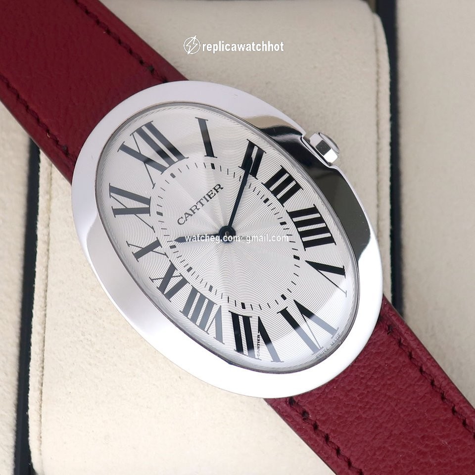 Cartier Baignoire Mens watch Unisex Manual winding White gold W8000001 2