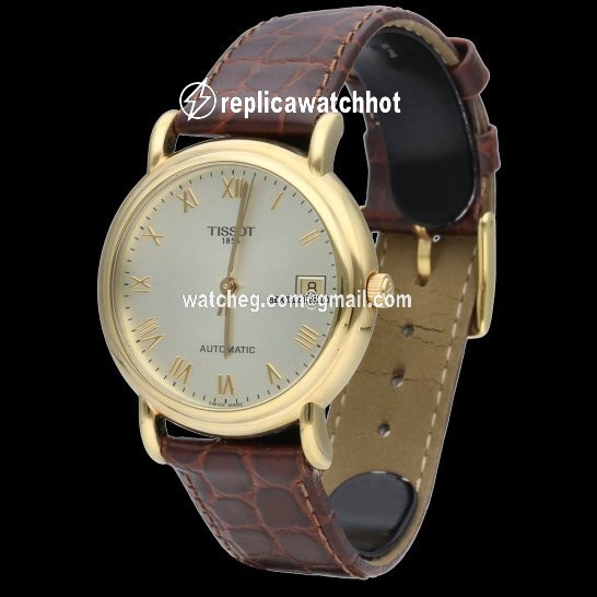 Tissot Carson Mens watch Unisex Automatic Yellow gold T0854073601100 2