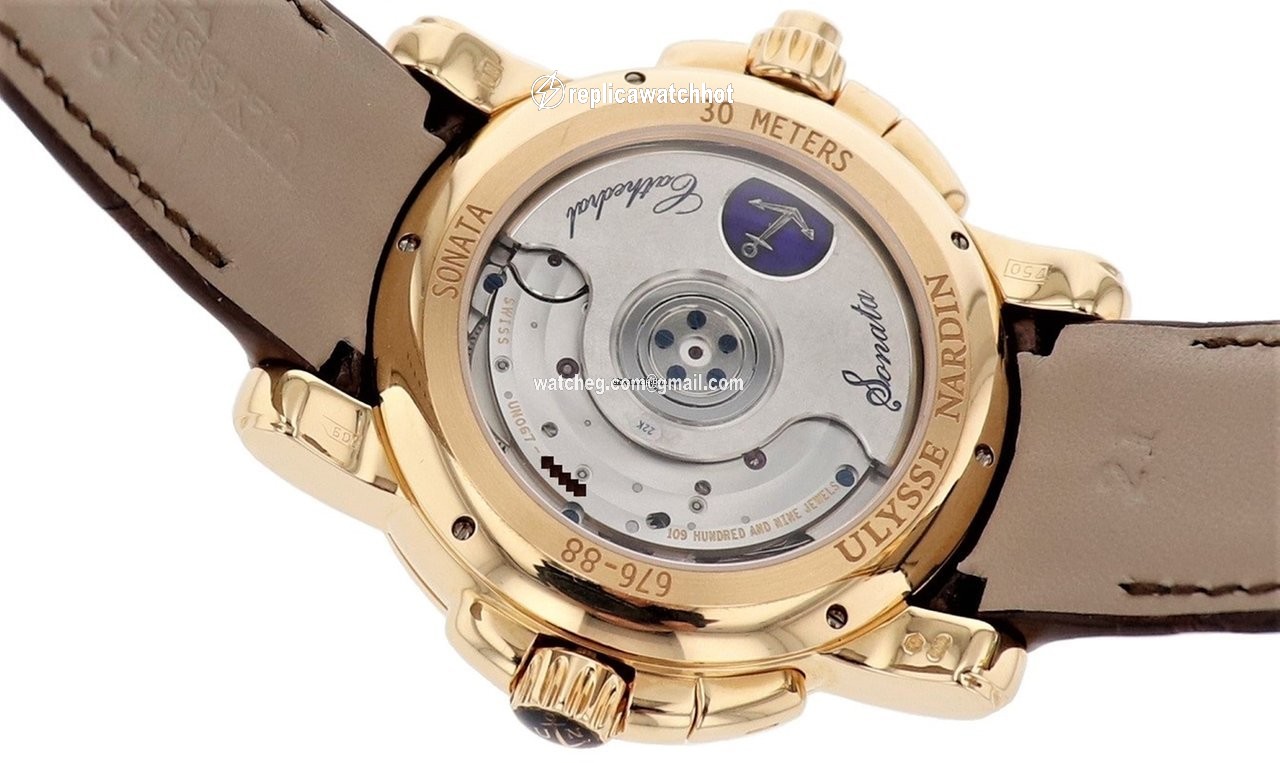 Ulysse Nardin Sonata Mens watch Unisex Automatic Rose gold 676-88 212 2
