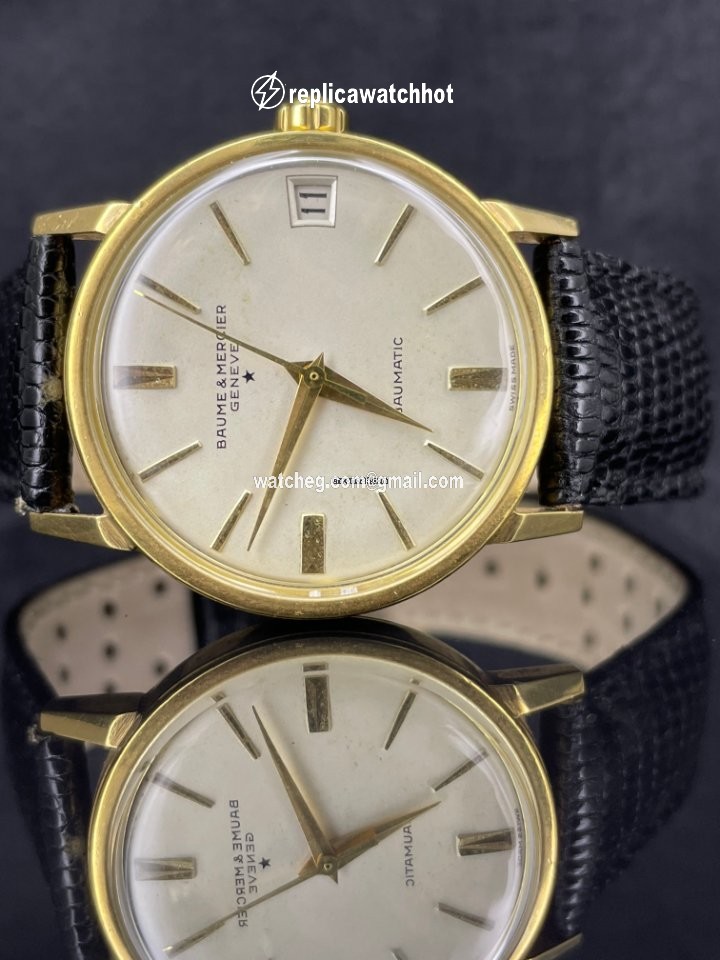 Baume & Mercier Mens watch Unisex Automatic Yellow gold 3158 2