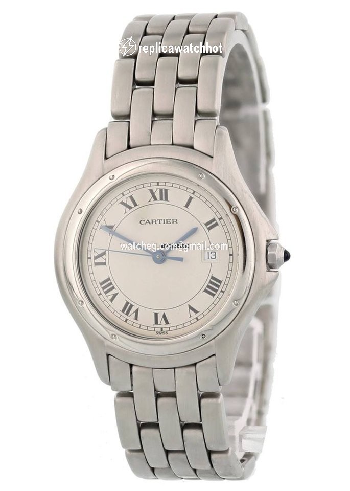 Cartier Cougar Womens watch Quartz Steel 987904 2