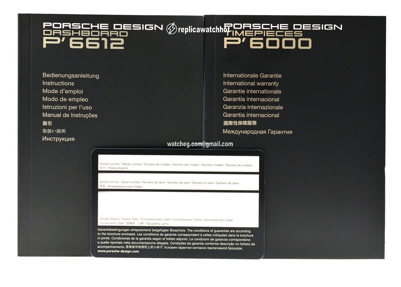 Porsche Design Dashboard Mens watch Unisex Automatic Titanium P6612 6612.11.45.024 2