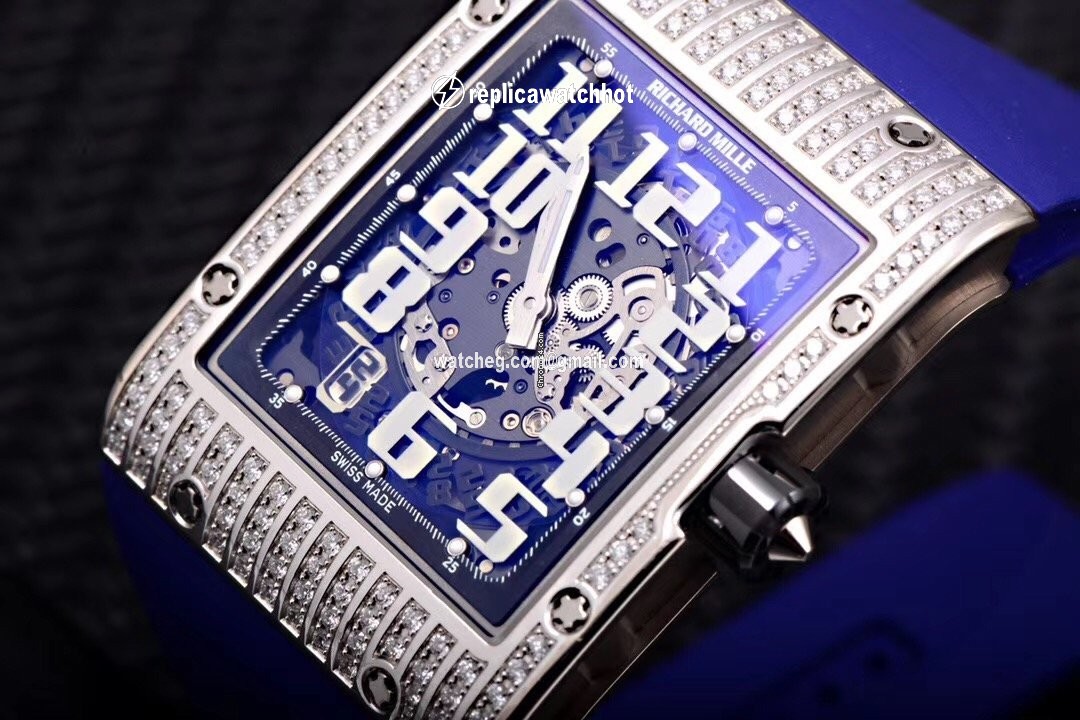 Richard Mille RM 016 Womens watch Automatic White gold Richard Mille RM016 Set diamond 18K White Gold 2