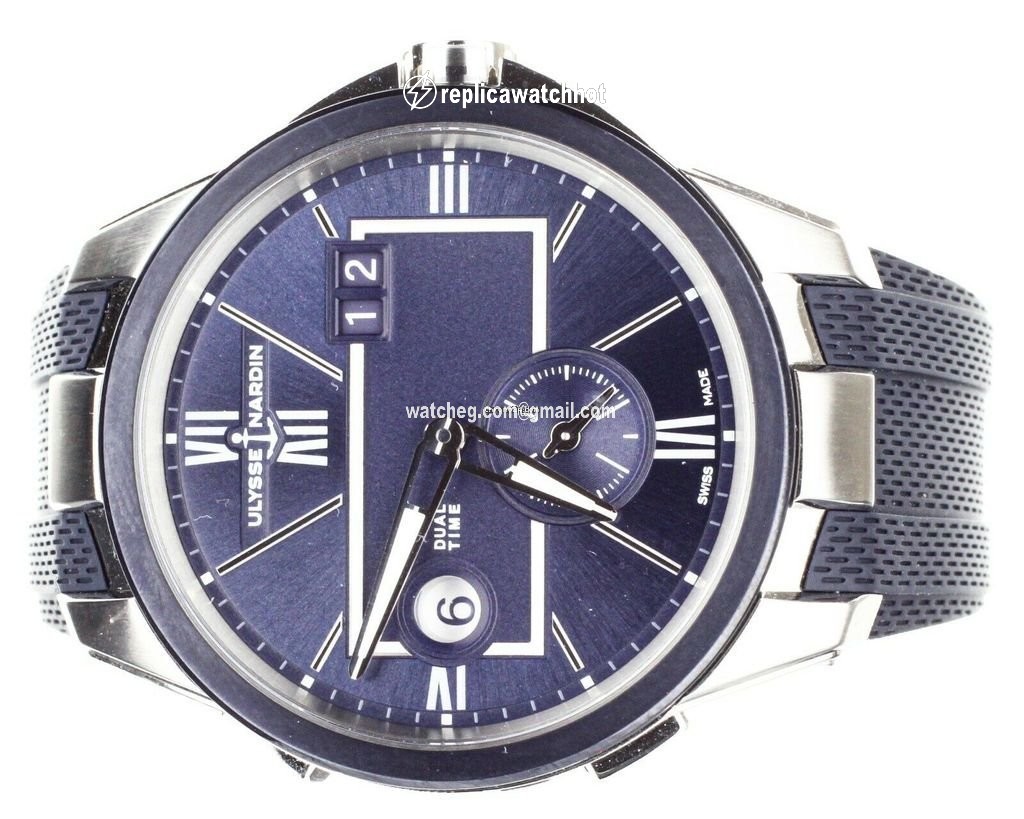 Ulysse Nardin Executive Dual Time Mens watch Unisex Automatic Steel 243-20-3 43 2