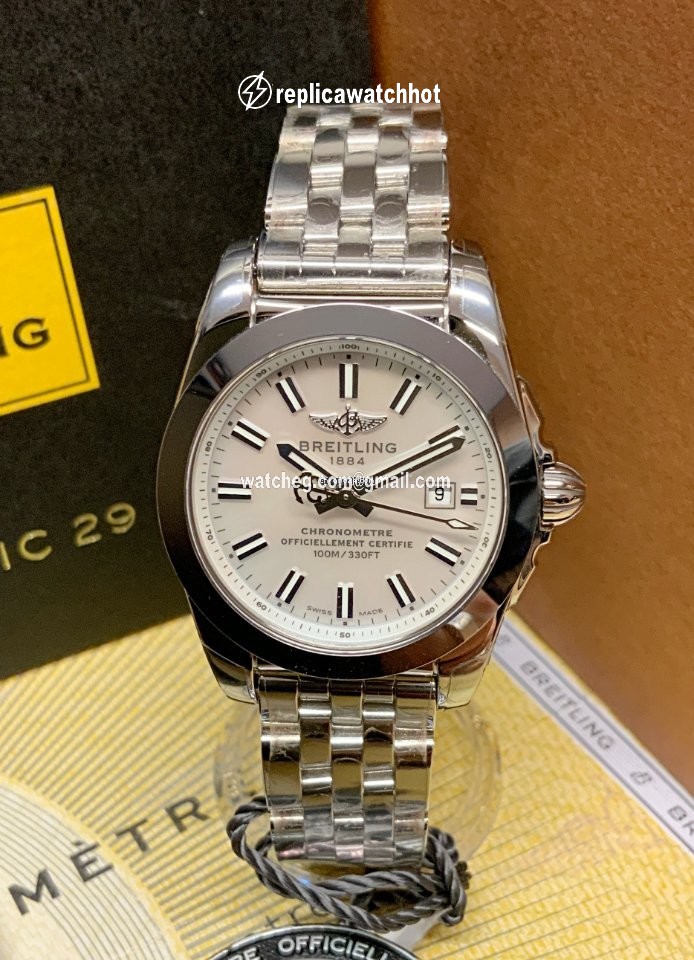 Breitling Galactic Womens watch Quartz Steel W7234812 A784 791A 2