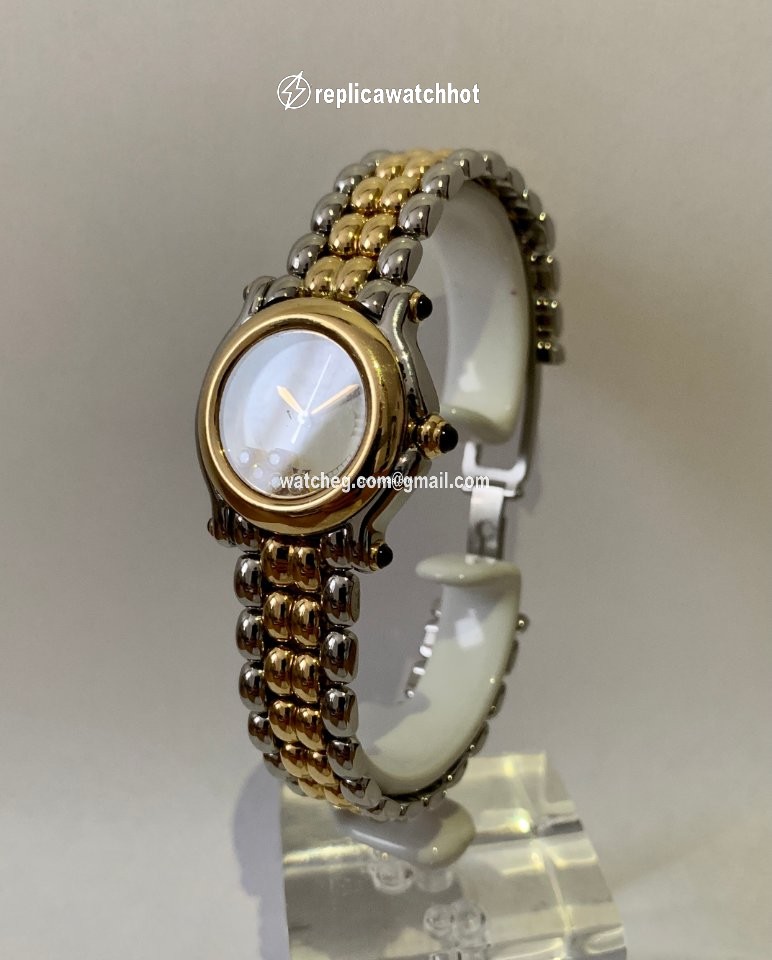 Chopard Happy Sport Womens watch Quartz Gold Steel 27 8239 2