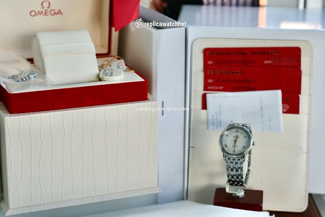 Omega De Ville Prestige Womens watch Quartz Steel 424.10.27.60.55.001 2