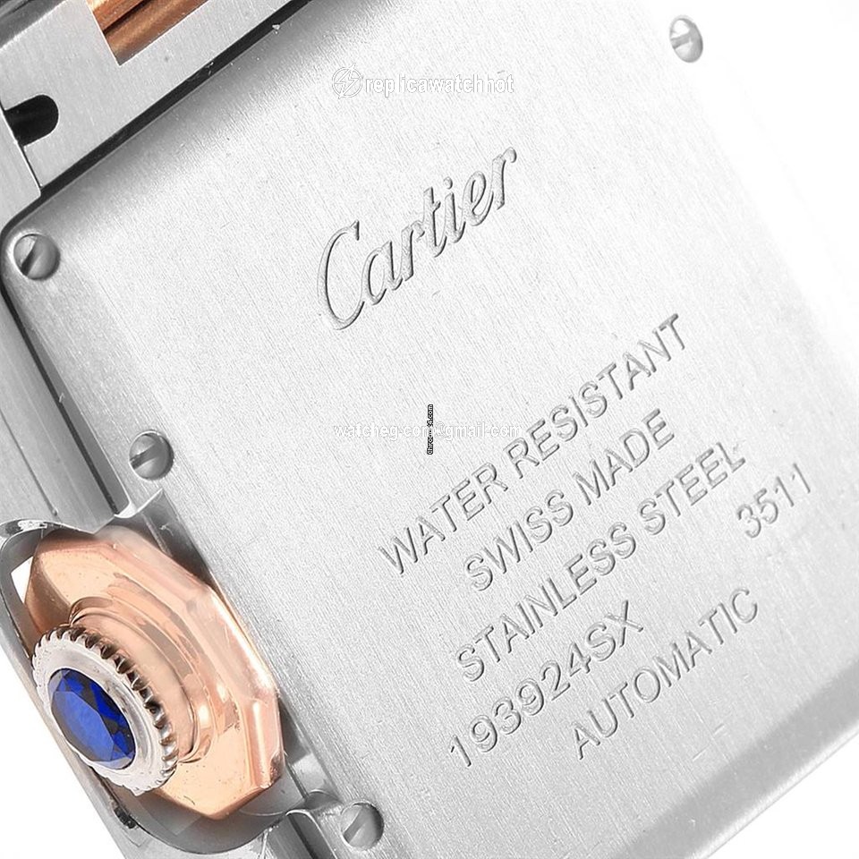 Cartier Tank Anglaise Mens watch Unisex Automatic Gold Steel W5310007 2