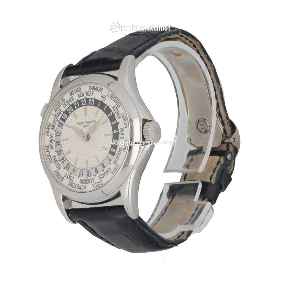 Patek Philippe World Time Mens watch Unisex Automatic White gold 5110G 2
