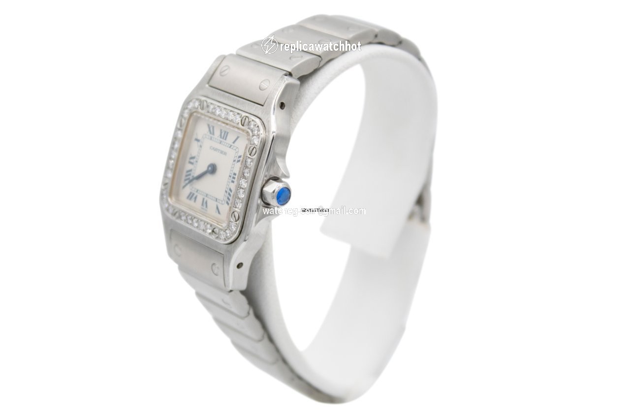 Cartier Santos Galbee Womens watch Quartz Steel 1565 2