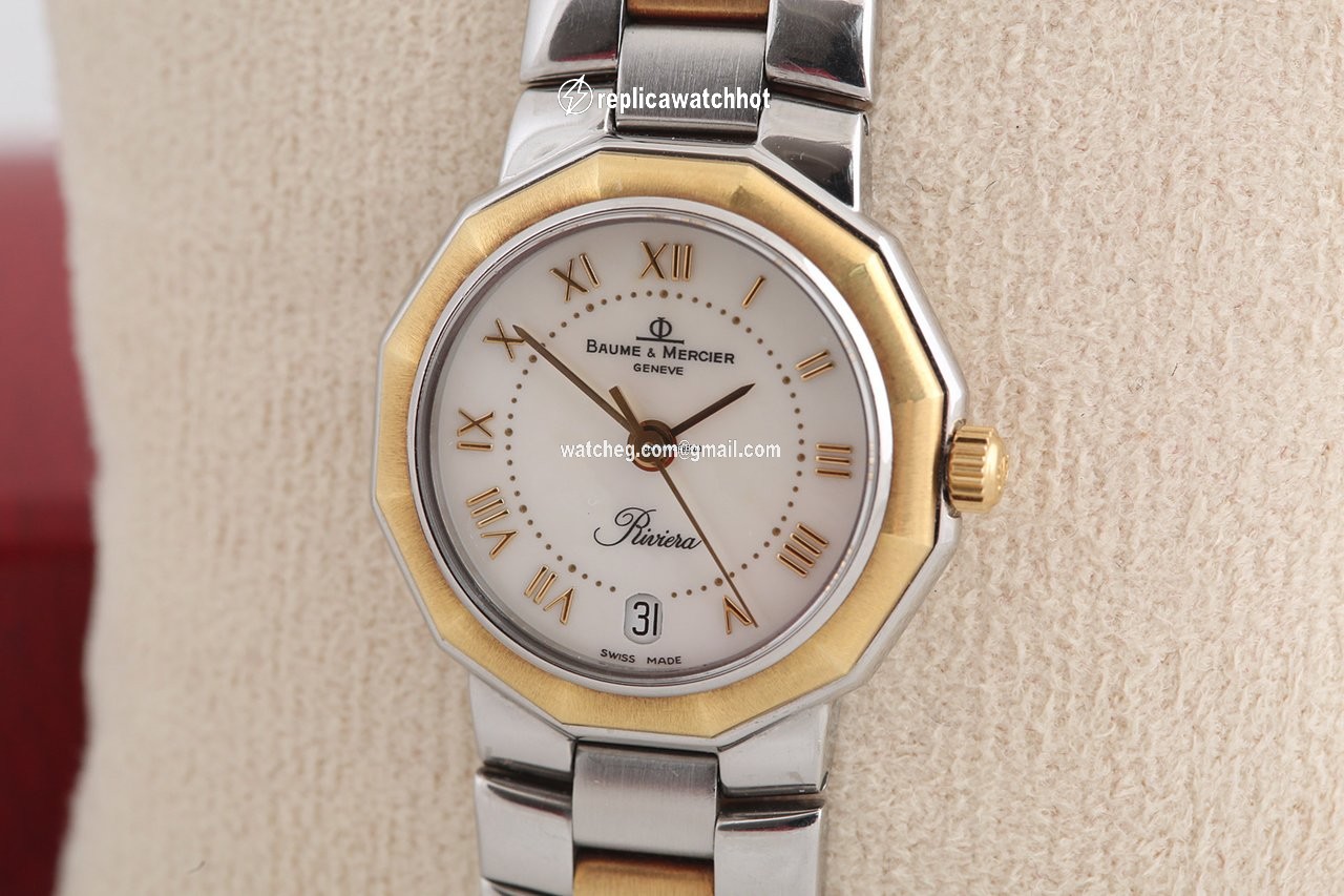 Baume & Mercier Riviera Womens watch Quartz Gold Steel Baume & Mercier 5231 2