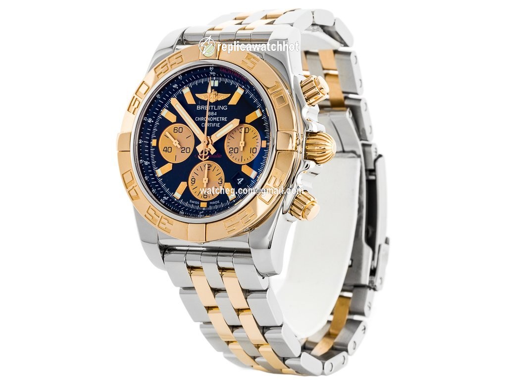 Breitling Chronomat 44 Mens watch Unisex Automatic Gold Steel CB0110121C1C1 2