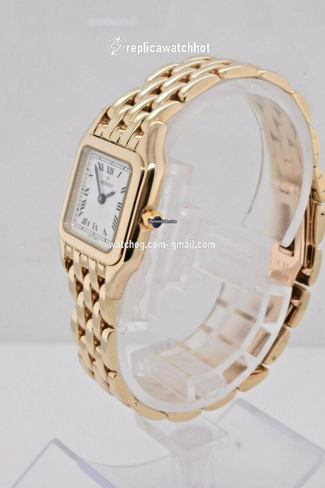 Movado Womens watch Quartz Yellow gold 74259431 2