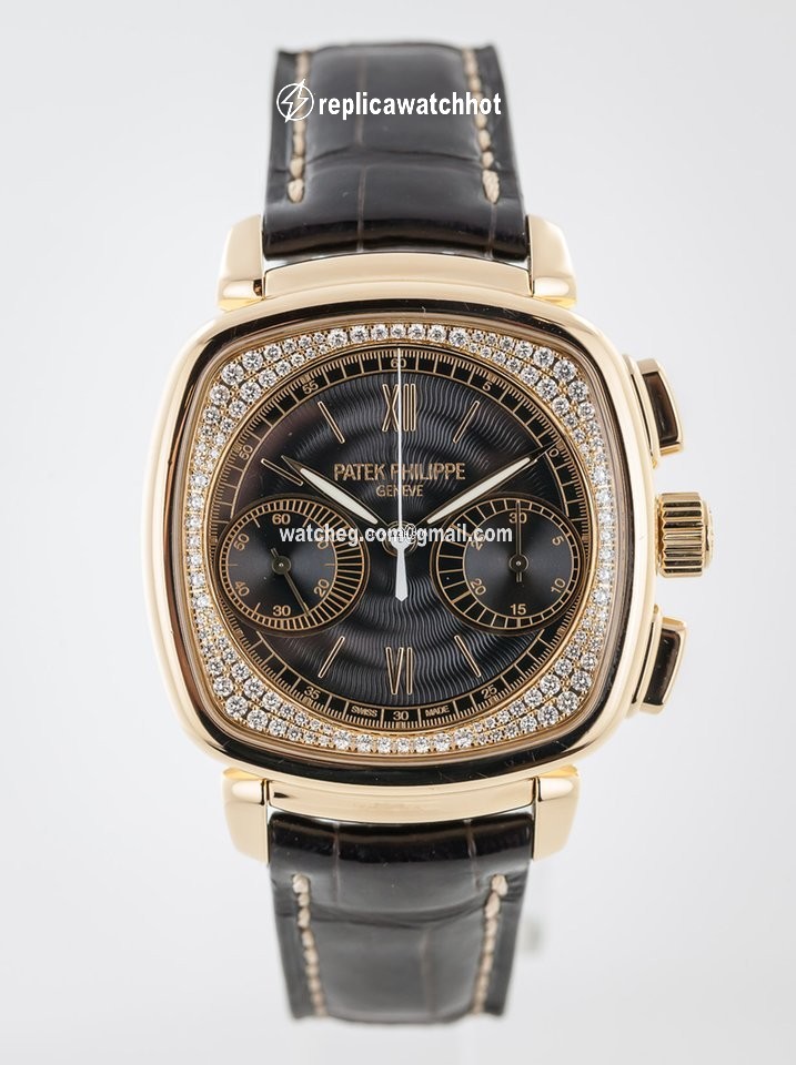 Patek Philippe Chronograph Womens watch Manual winding Rose gold 7071R-010 2