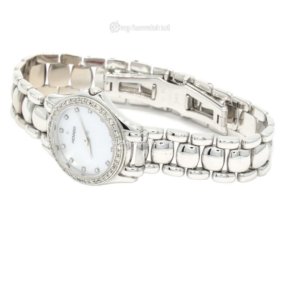 Movado Womens watch Quartz White gold 0691199 2