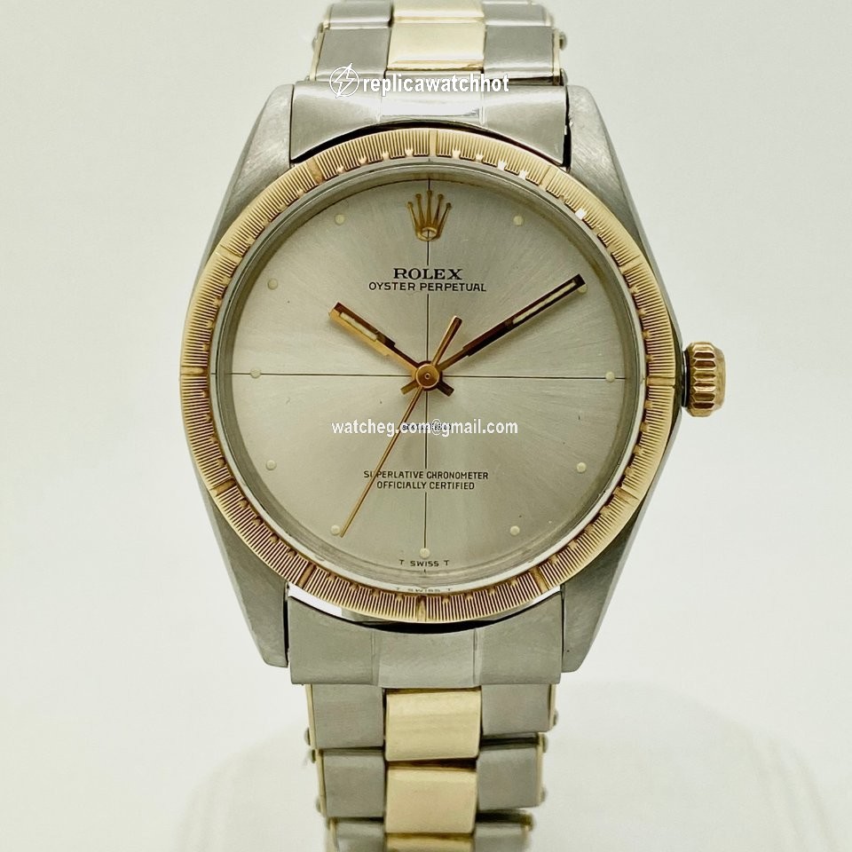 Rolex Oyster Perpetual 34 Mens watch Unisex Gold Steel Automatic 1038 2