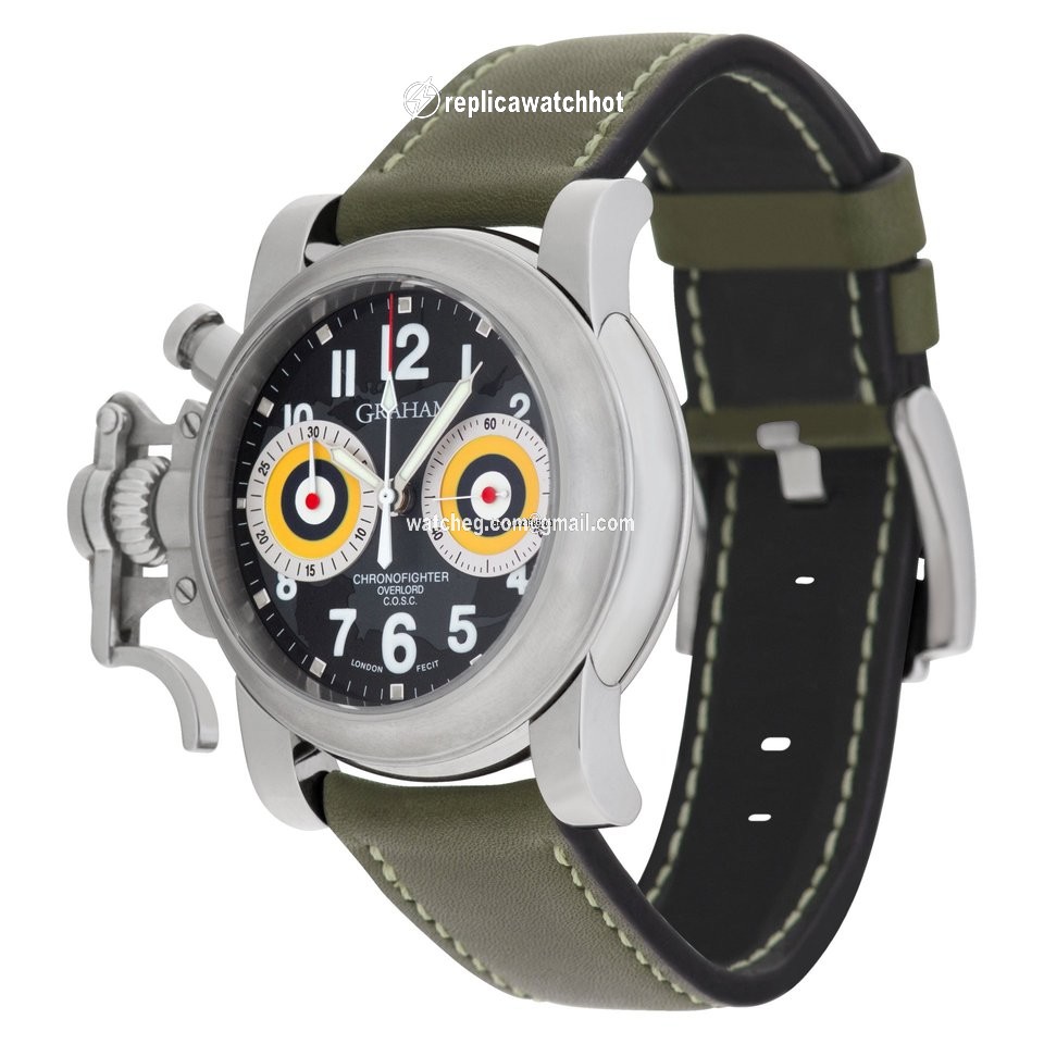 Graham Chronofighter Mens watch Unisex Automatic Steel 2OVAS.B03A.K10B 2