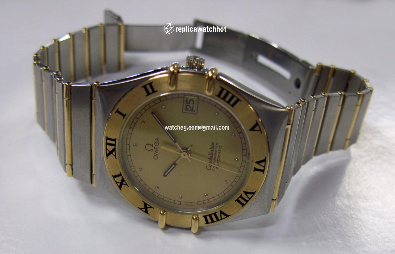 Omega Constellation Mens watch Unisex Automatic Gold Steel Constellation 1202.1 2