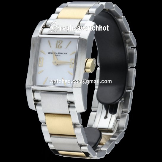 Baume & Mercier Hampton Womens watch Quartz Gold Steel M0A08600 2