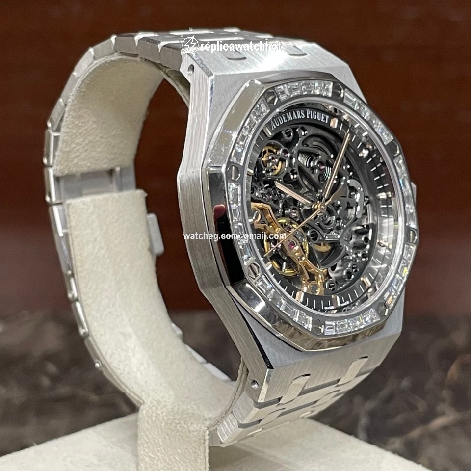 Audemars Piguet Royal Oak Mens watch Unisex Automatic White gold 15412BC.ZZ.1220BC.01 2