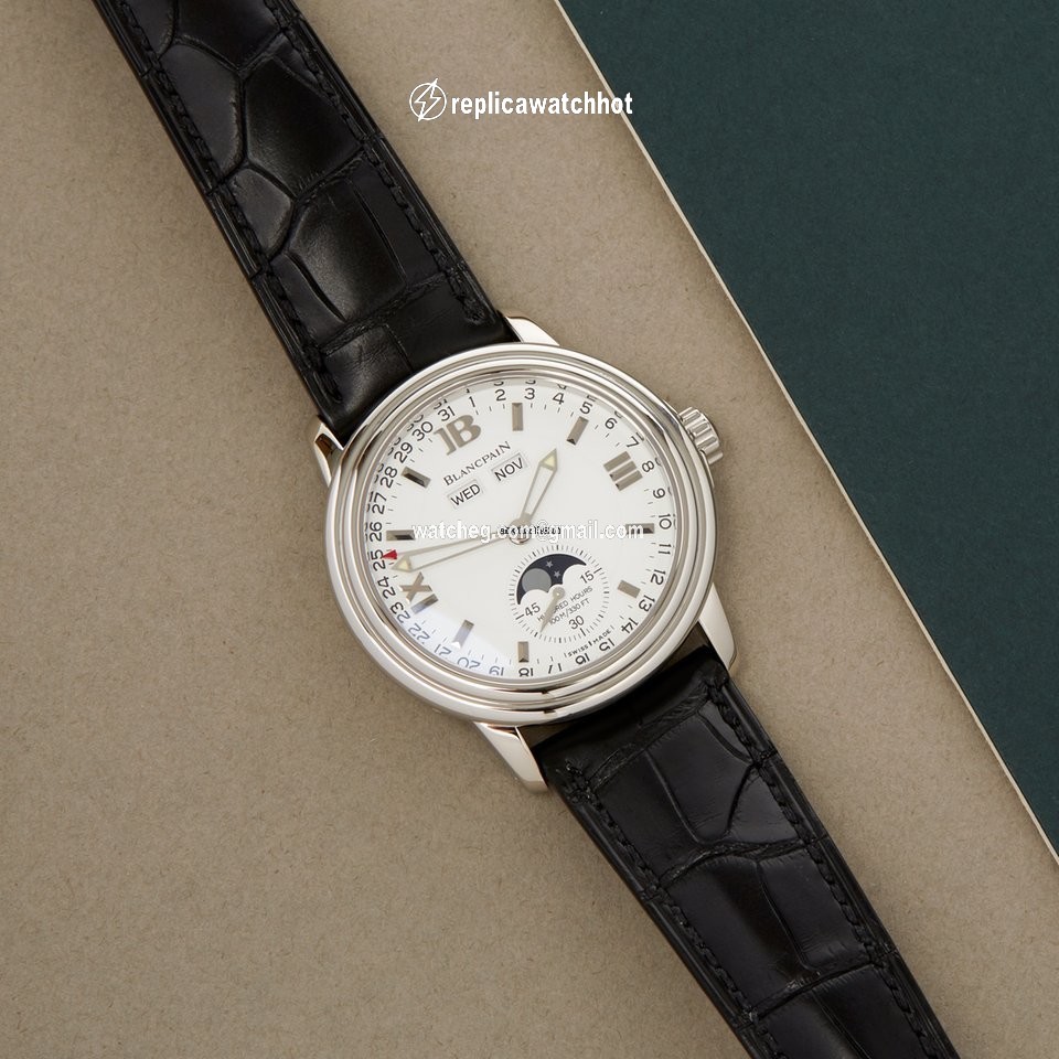 Blancpain Leman Moonphase Mens watch Unisex Automatic Steel 2763.1127A.11 2