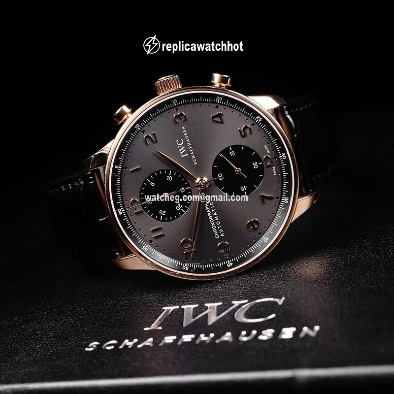 IWC Portuguese Chronograph Mens watch Unisex Rose gold IW3714-82 2
