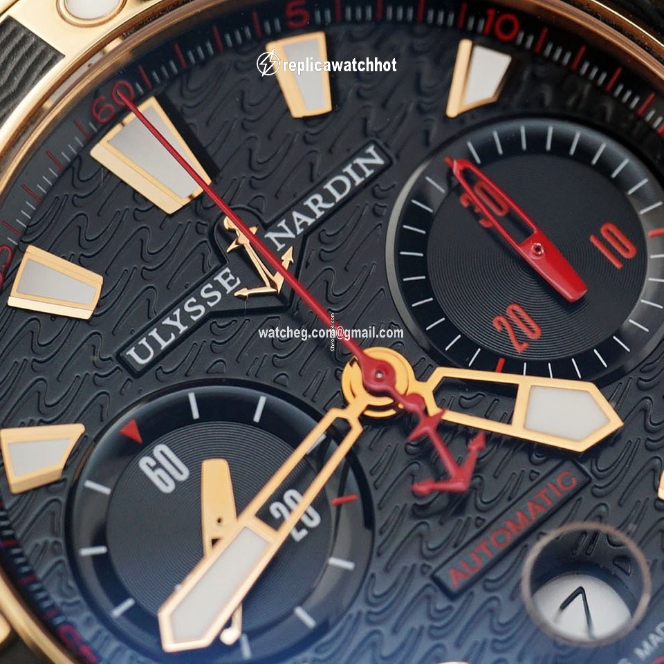 Ulysse Nardin Maxi Marine Diver Mens watch Unisex Automatic Rose gold 8006-102-8C 926 2