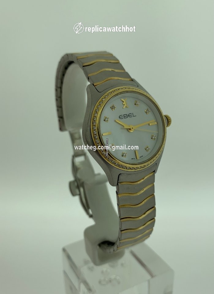 Ebel Wave Womens watch Quartz Gold Steel 1216198 2