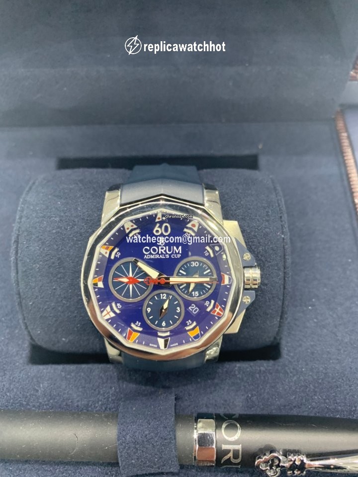 Corum Admirals Cup Challenger Mens watch Unisex Automatic Steel 984.970.47 F371 PN34 2
