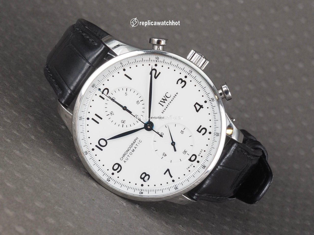 IWC Portuguese Chronograph Mens watch Unisex Automatic Steel IW371602 2