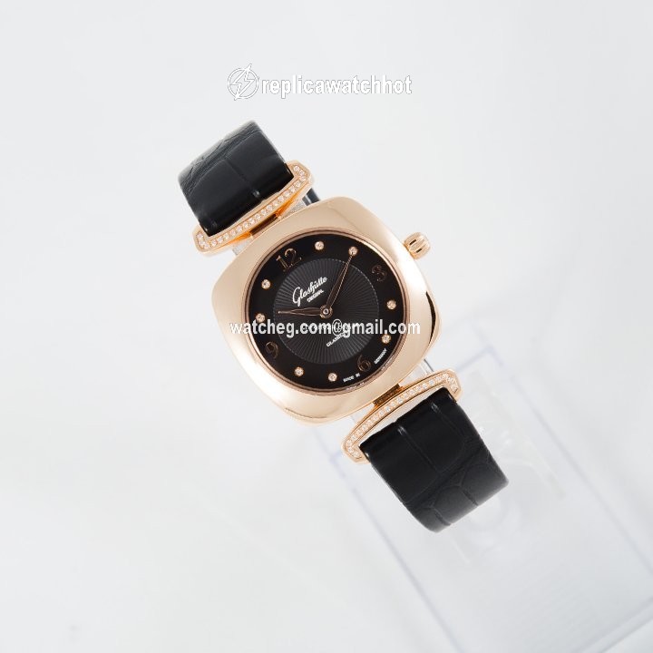 Glashtte Original Pavonina Womens watch Quartz Red gold 1-03-02-09-05-30 2