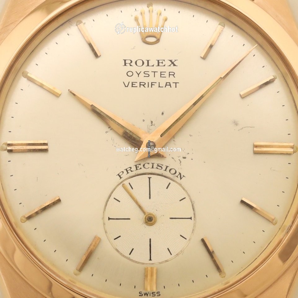 Rolex Oyster Mens watch Unisex Red gold Manual winding 6512 2