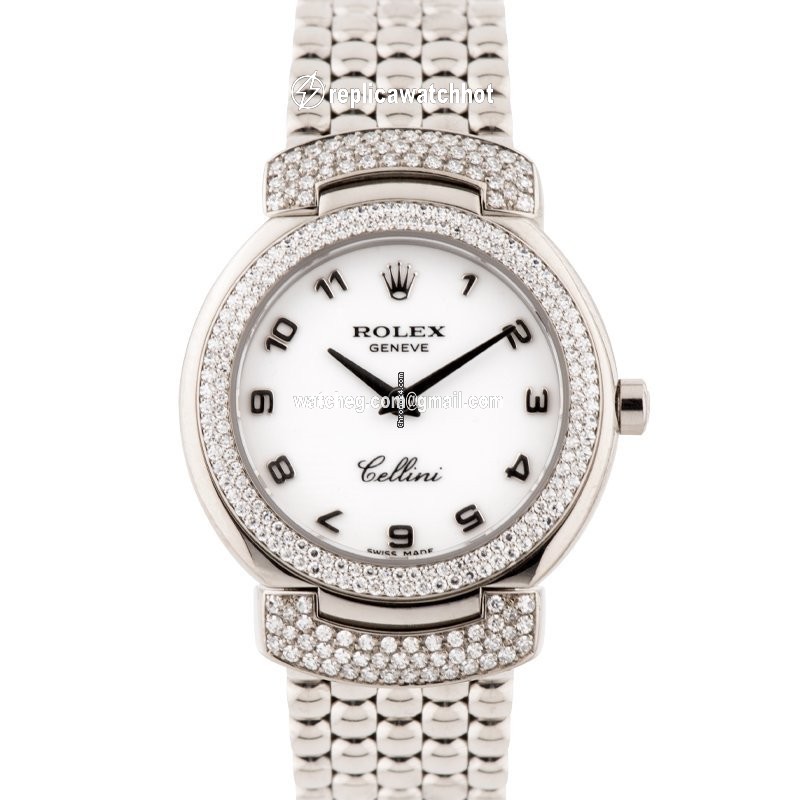 Rolex Cellini Womens watch White gold Quartz 6673 9 2