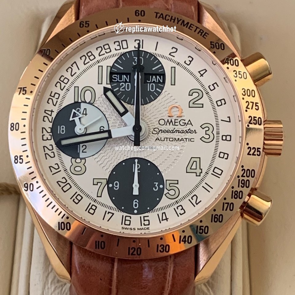 Omega Speedmaster Date Mens watch Unisex Automatic Rose gold 36233300 2