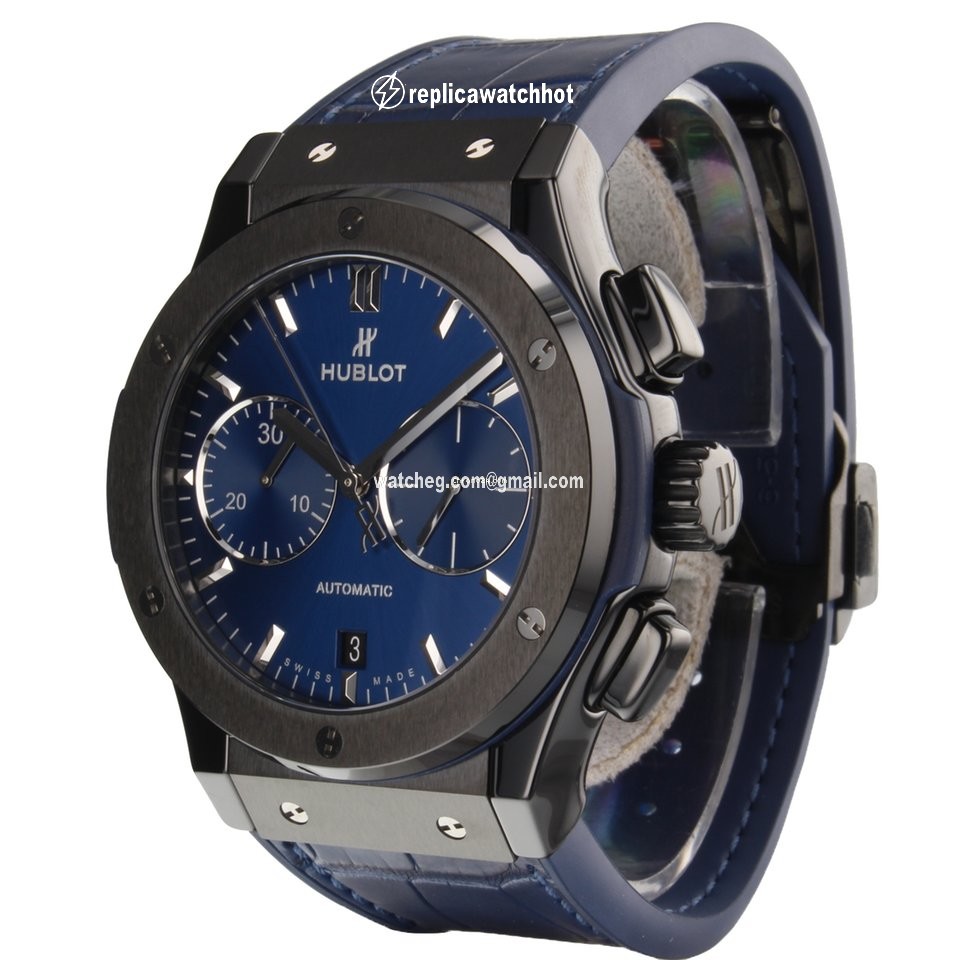 Hublot Classic Fusion Blue Mens watch Unisex Automatic Ceramic 521CM7170LR 2