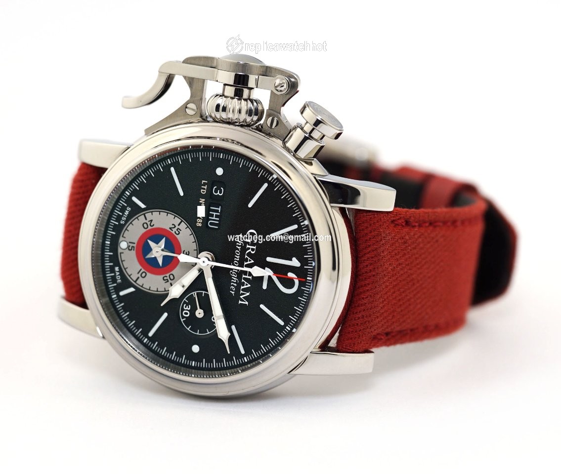 Graham Chronofighter Mens watch Unisex Automatic Steel 2CVAS.B14A 2