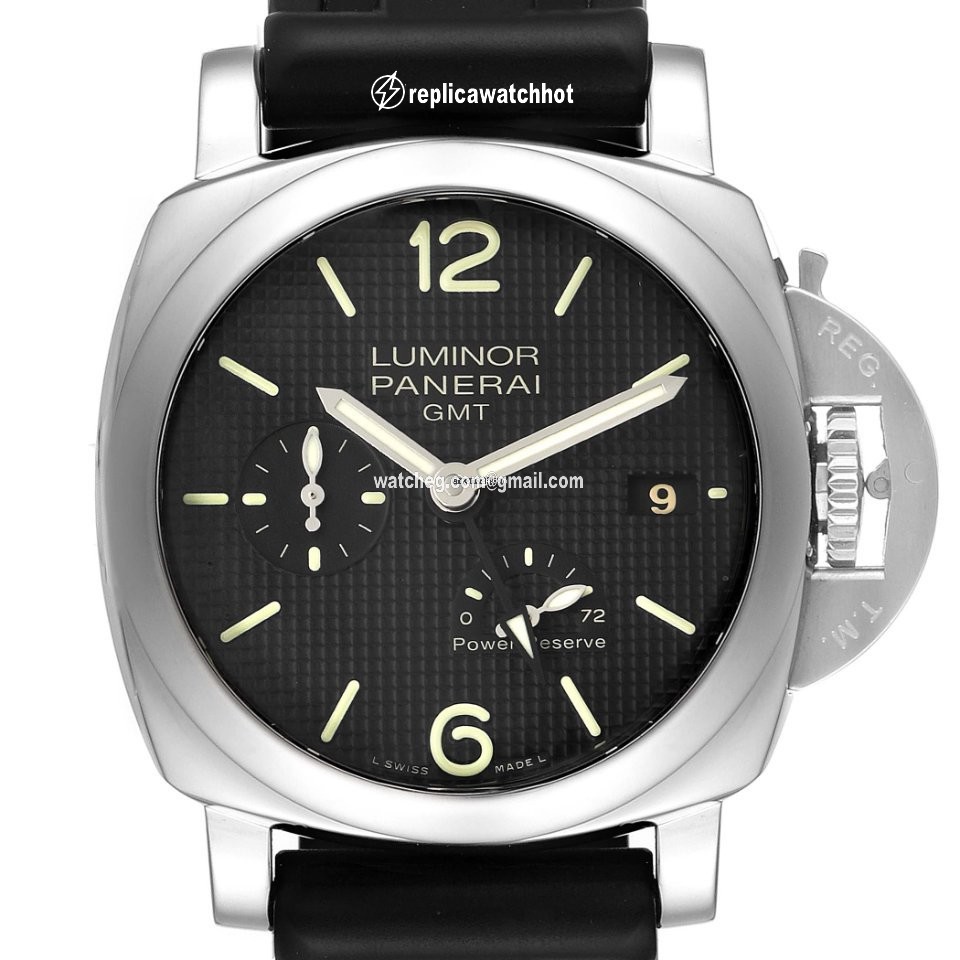 Panerai Luminor 1950 3 Days GMT Power Reserve Automatic Mens watch Unisex Automatic Steel PAM00537 2