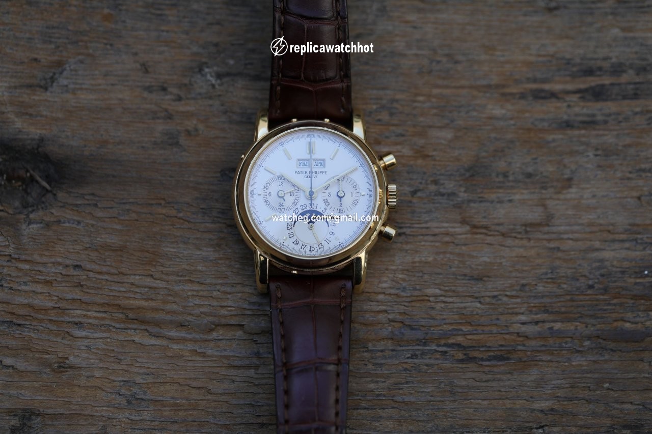 Patek Philippe Perpetual Calendar Chronograph Manual winding Rose gold 3970ER 2