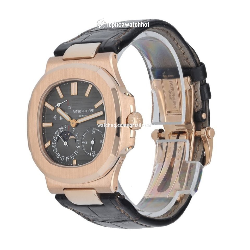 Patek Philippe Nautilus Mens watch Unisex Manual winding Rose gold 5712R 2