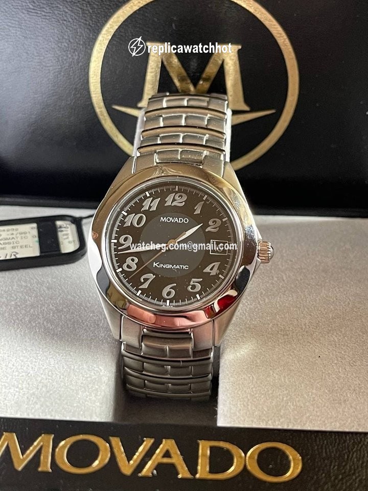 Movado Kingmatic Mens watch Unisex Automatic Steel Ref. 84-D7-875  Ser. 3716550 2