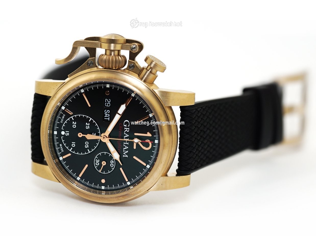 Graham Chronofighter Mens watch Unisex Automatic Bronze 2CVAK.B26A 2