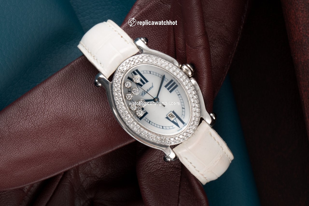 Chopard Happy Sport Womens watch Quartz White gold 27 7012-23 2