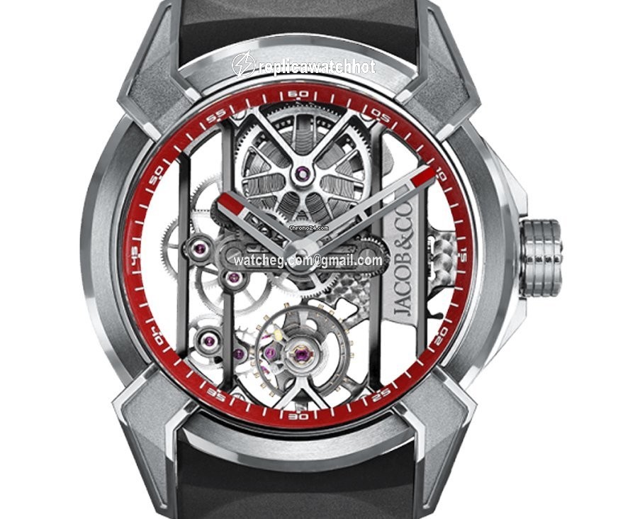 Jacob & Co. Mens watch Unisex Manual winding Titanium EX100.20.NS.RW.A 2