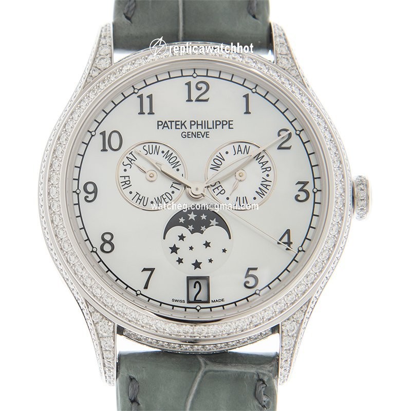 Patek Philippe Annual Calendar Womens watch Automatic White gold 4948G-010 2
