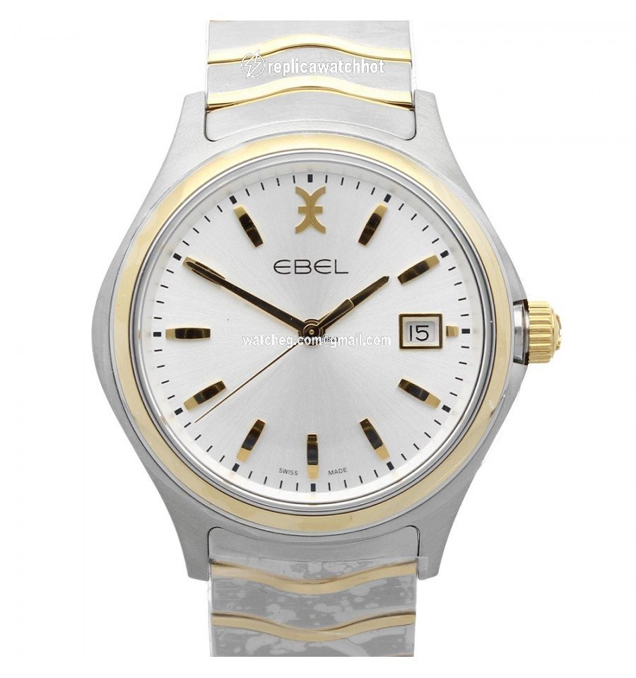 Ebel Wave Quartz Gold Steel 1216202 2