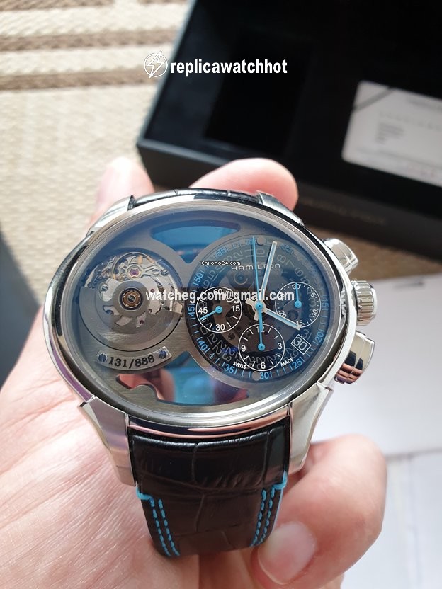 Hamilton Jazzmaster Auto Chrono Mens watch Unisex Automatic Steel H32616133 2