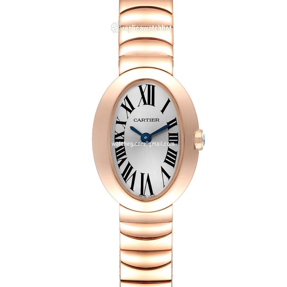 Cartier Baignoire Womens watch Quartz Rose gold W8000015 2
