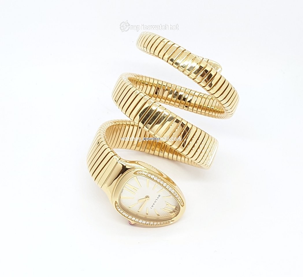 Bulgari Serpenti Womens watch Quartz Rose gold 101923 SP35C6GDG.2T 2
